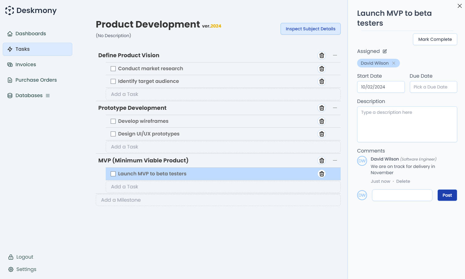 Invoicing Dashboard